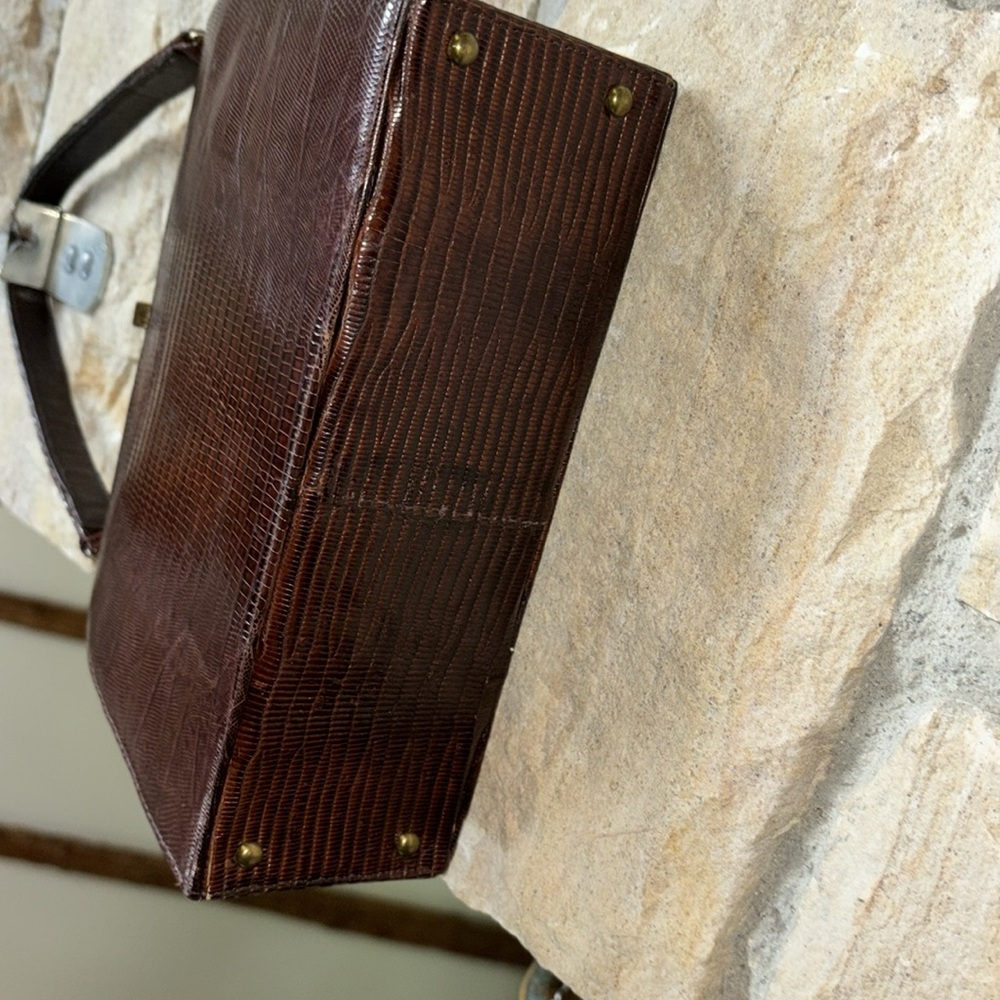 Vintage lizard bag - Picture 3 of 9